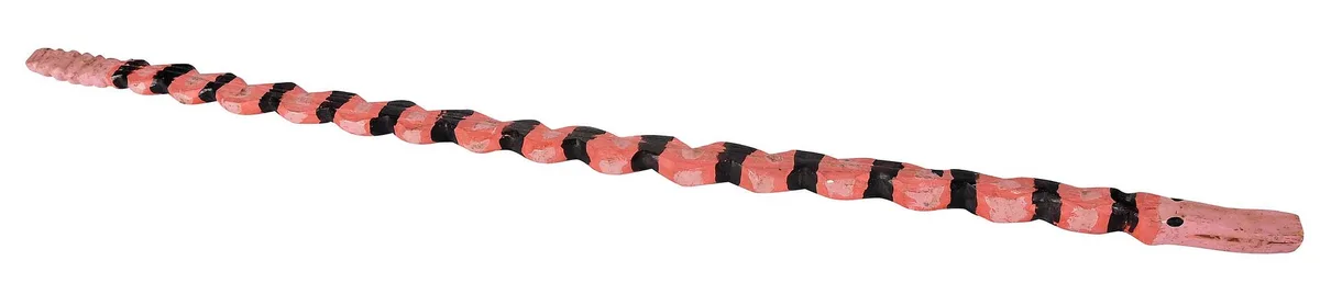 Homer Green, Snake, carved and painted wood