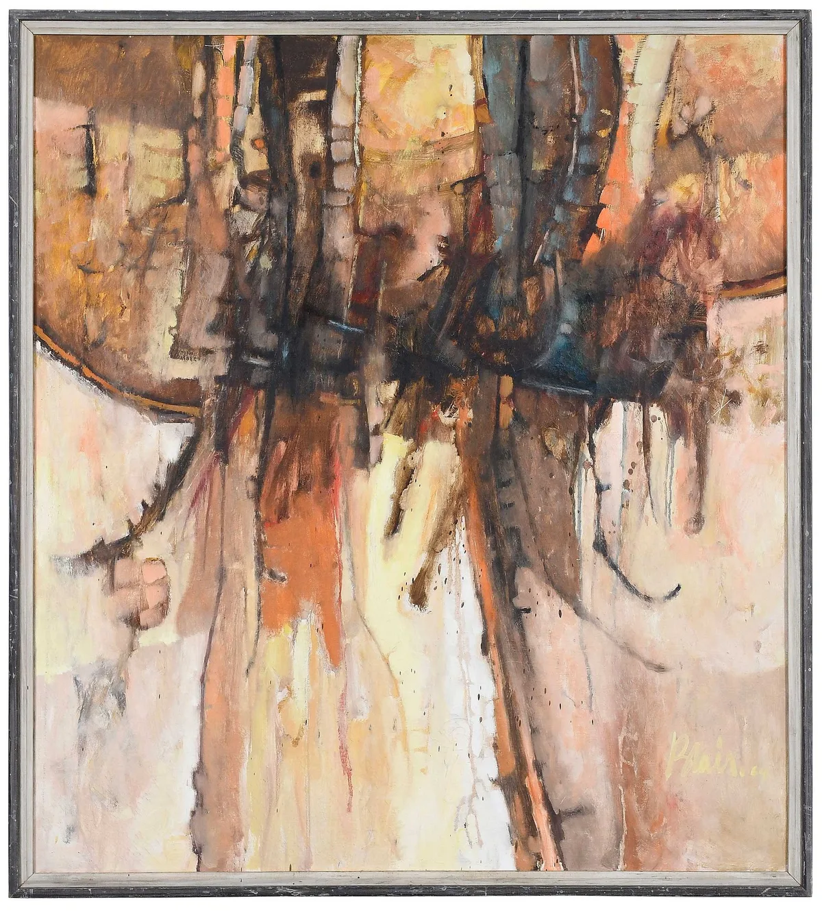 Carl E. Blair, Root Family, 1964, oil on canvas