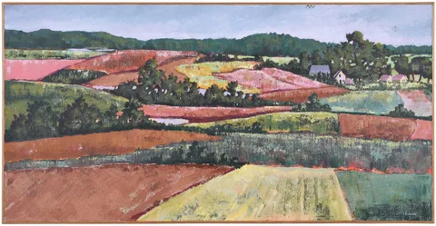 Danny Robinette, Field Day, acrylic on canvas