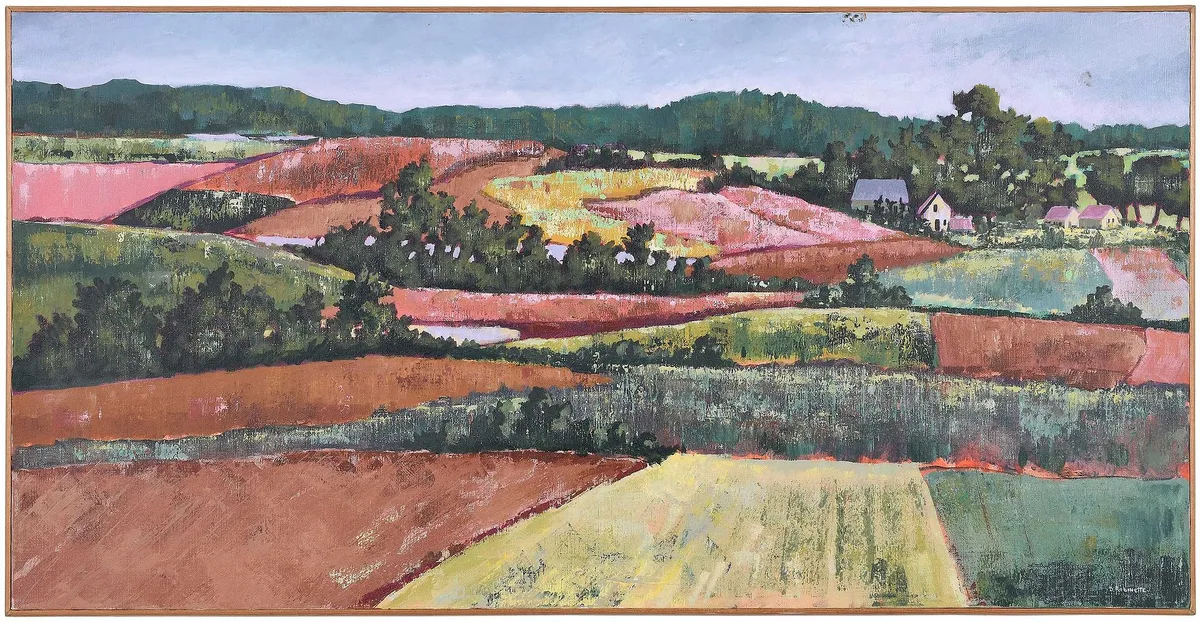 Field Day by Danny Robinette, acrylic on canvas, sold Nov 2025