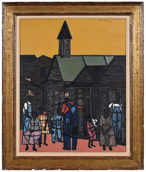 Robert Gwathmey, Prologue, circa 1962, oil on canvas