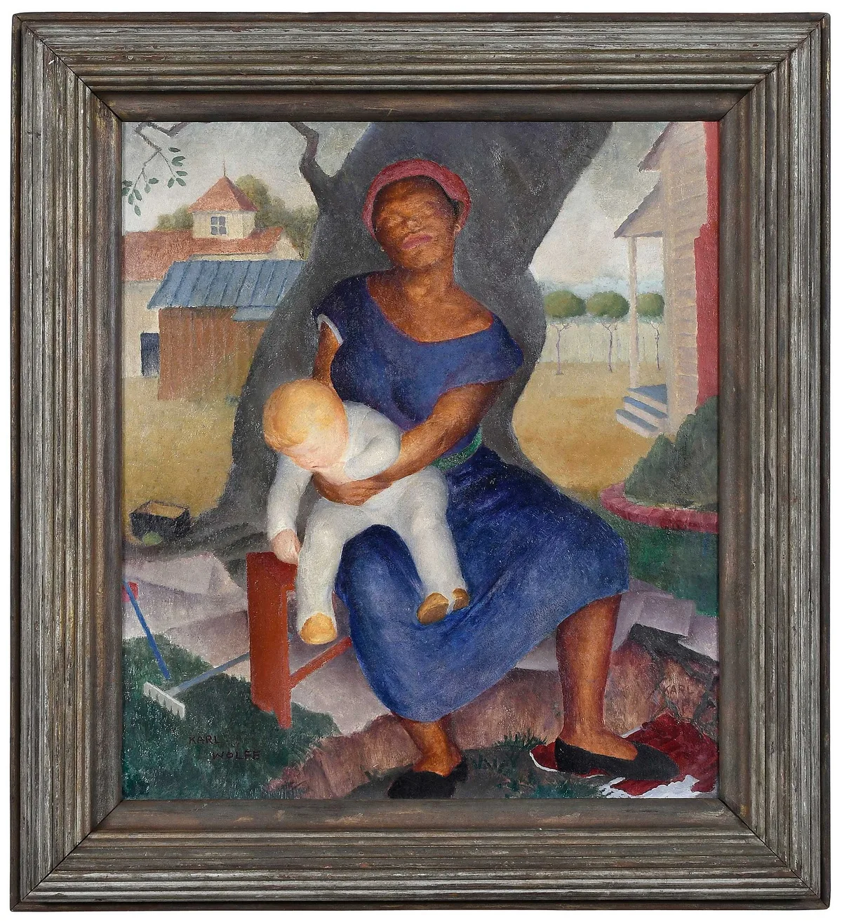 Karl Wolfe, Somnolent Afternoon, 1934, oil on canvas