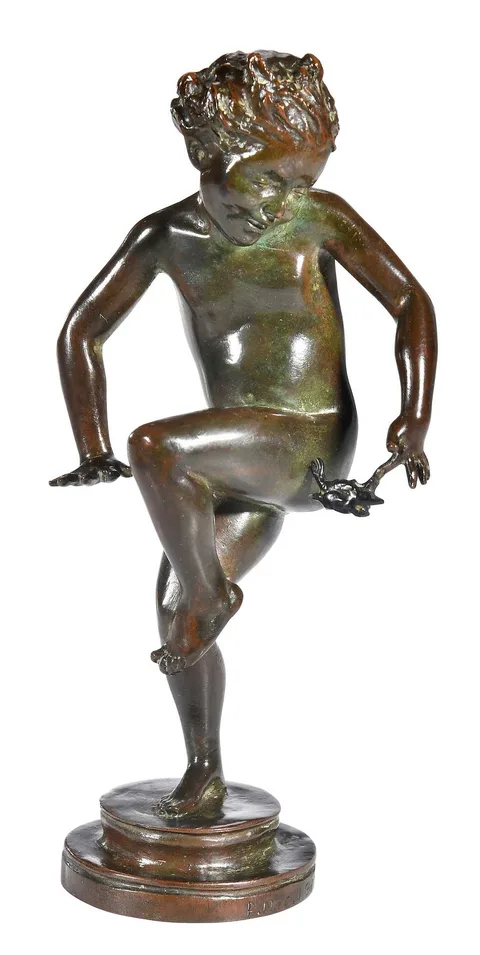 Bonnie MacLeary, Ouch!, patinated bronze