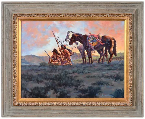 Steve Kelton, Homeland Security-1870, oil on Masonite