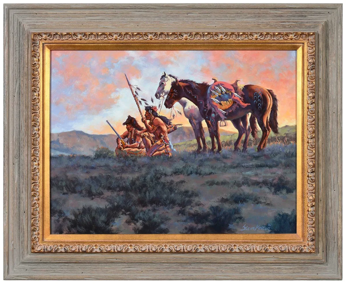 Steve Kelton, Homeland Security-1870, oil on Masonite