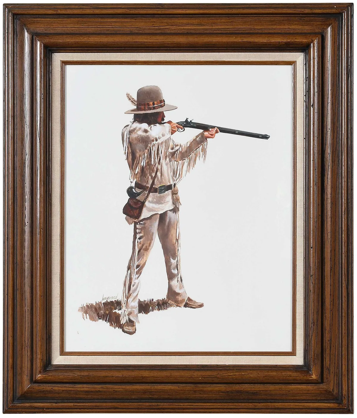 Phil Hayward, Black Powder, 1977, acrylic on board