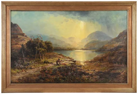 Andrew Melrose, The Hunting Party, oil on canvas