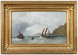 Edward Moran, Fishing Boats off the Coast