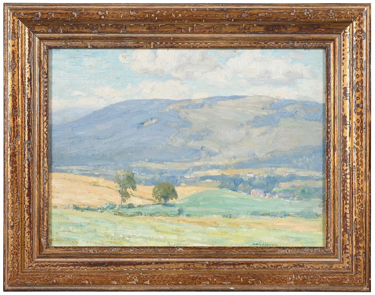 William Robinson, Bennington, Vermont, August 17, 1923, oil on fiberboard