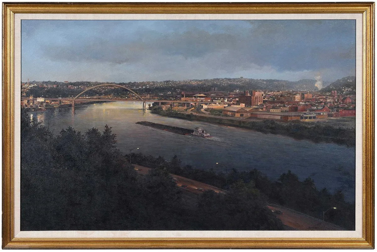 John Shryock, Pittsburgh, Pennsylvania, 1989, oil on canvas