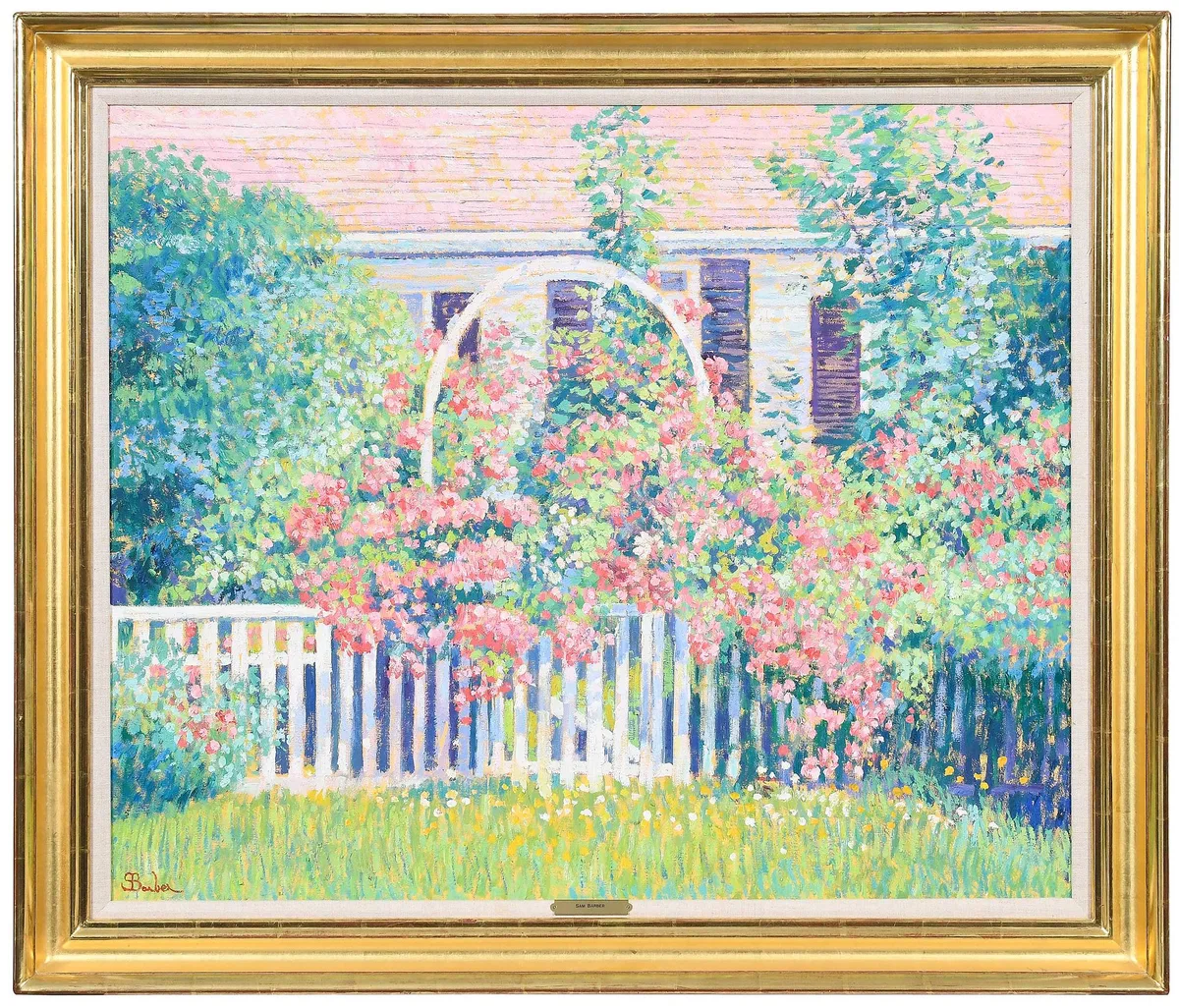 Sam Barber, Rose Cottage, 1987, oil on canvas