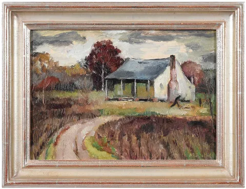 Marie Atkinson Hull, Untitled, 1945, oil on artists board