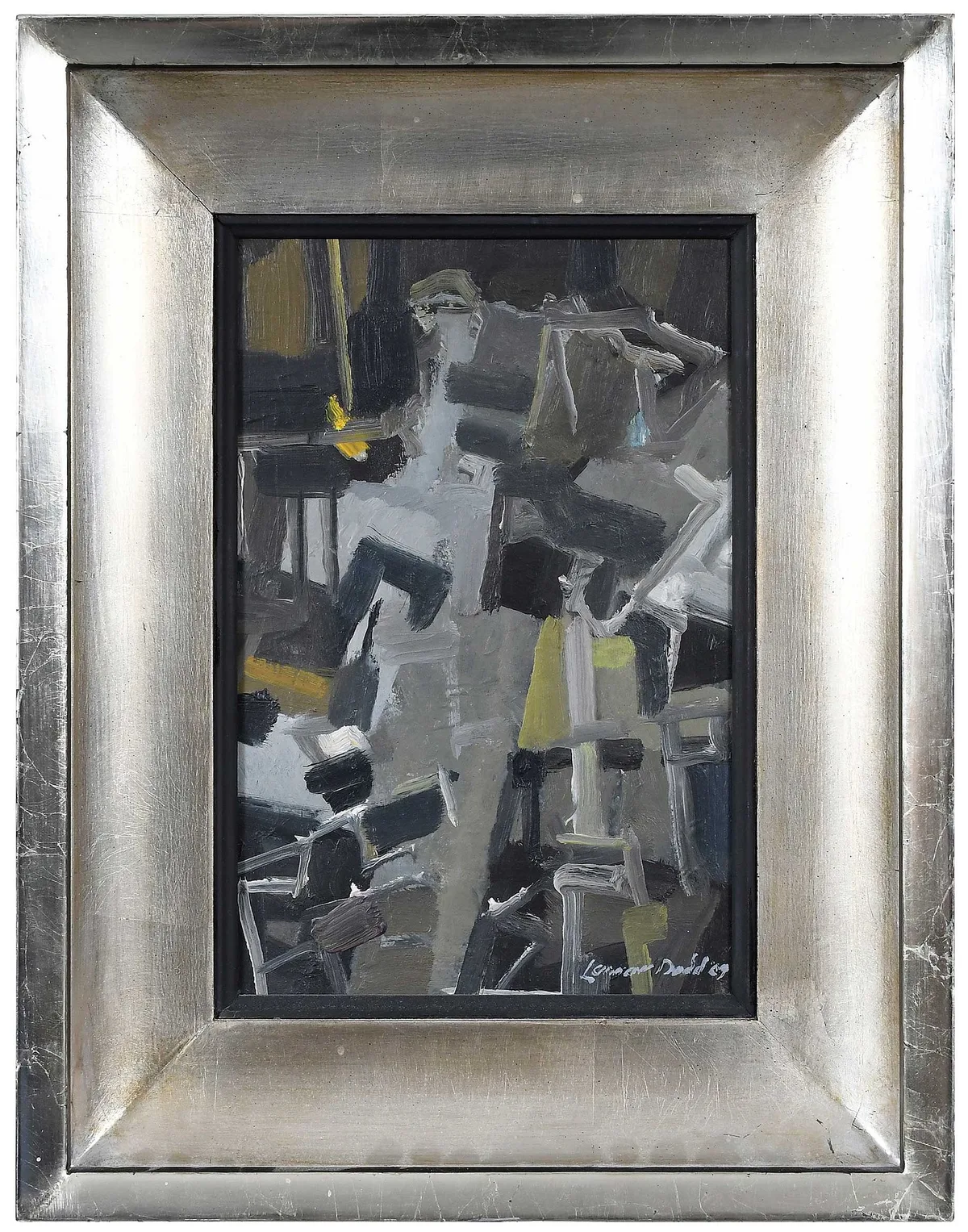 Interior by Lamar Dodd, 1967, oil on canvas, sold May 2025