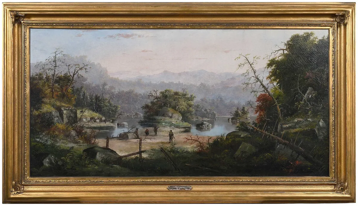 John R. Johnston, On the Shenandoah, 1863, oil on canvas