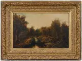 Ralph Albert Blakelock, Landscape with Waterfall
