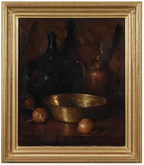 Henry R. Rittenberg, Kitchen Still Life, 1922, oil on canvas