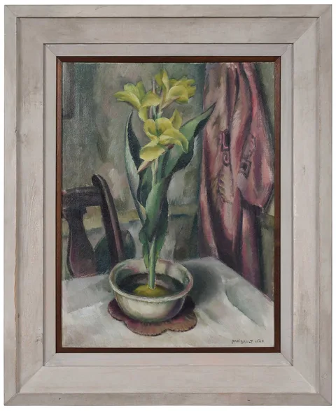 Edward Middleton Manigault, Yellow Calla Lily, 1920, oil on canvas