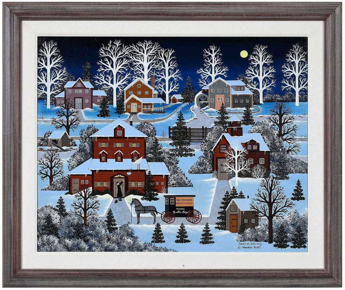 Jane Wooster Scott, Special Delivery, oil on canvas