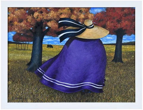 Jonathan Green, Purple Blanket, 2007, oil on canvas