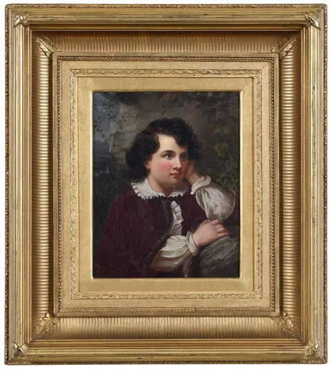 John George Brown, The Young Philosopher, 1859, oil on canvas