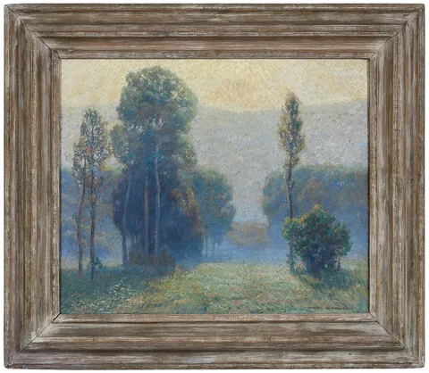 Carl Krafft, Summer Scene, oil on canvas