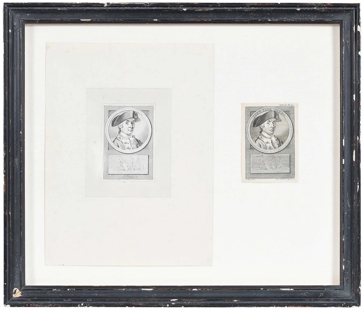 Jacobus Buys, John Paul Jones, pen and ink and ink wash