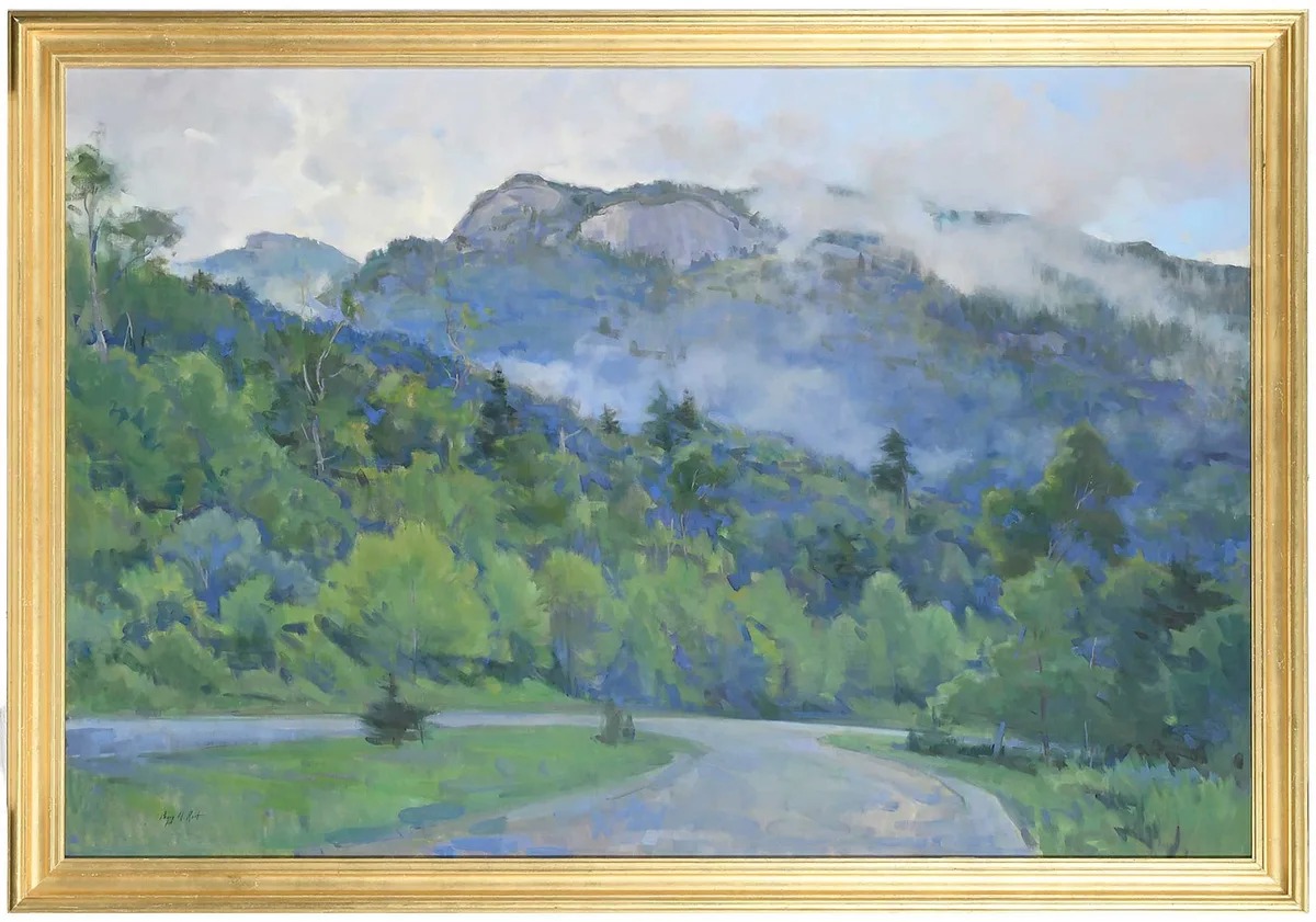 Peggy Root, Grandfather Mountain, North Carolina, oil on canvas