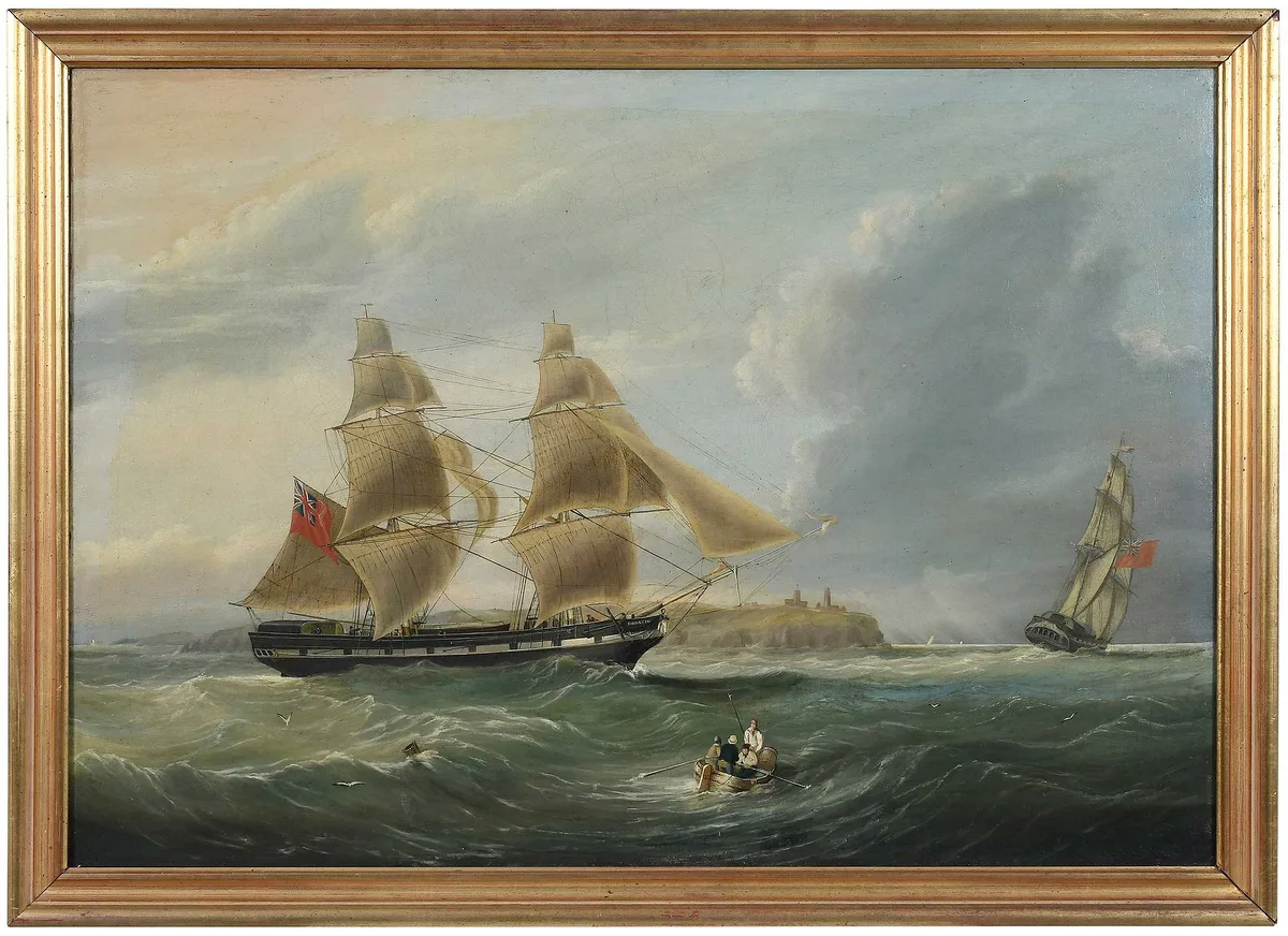 Joseph Heard, Ship "Horatio, oil on canvas