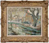 Ernest Lawson, Melting Snow,-Early Spring, New York