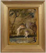 Louis Eilshemius, Two Women Bathing