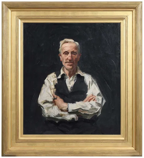 Sidney Dickinson, Portrait of a Man, 1939, oil on canvas