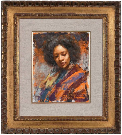 Ramon Kelley, Study i Orange, 1984, oil on canvas