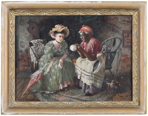 Harry Roseland, \r\n\r\nThe Prophecy, oil on canvas