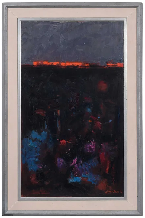 Lamar Dodd, Untitled, 1958, oil on canvas