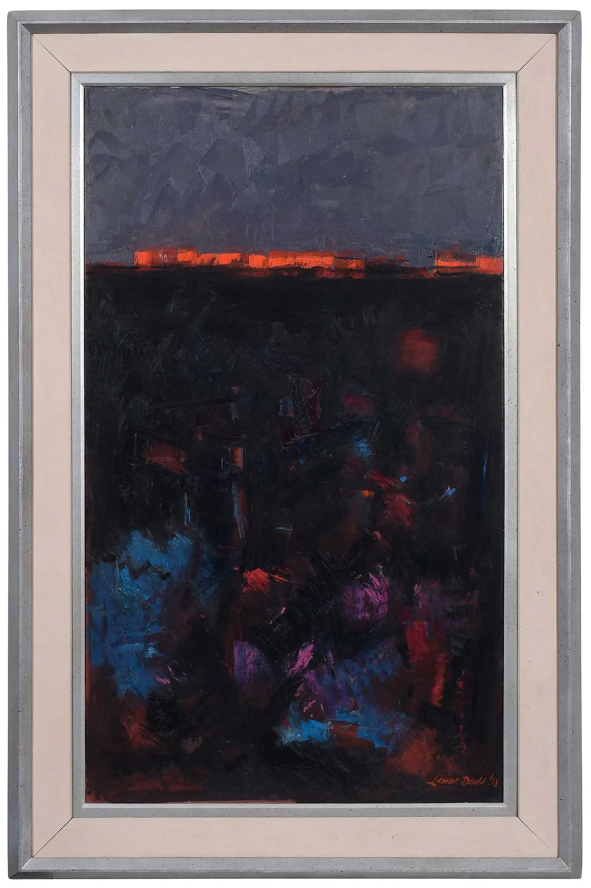 Untitled by Lamar Dodd, 1958, oil on canvas, sold Jun 2024