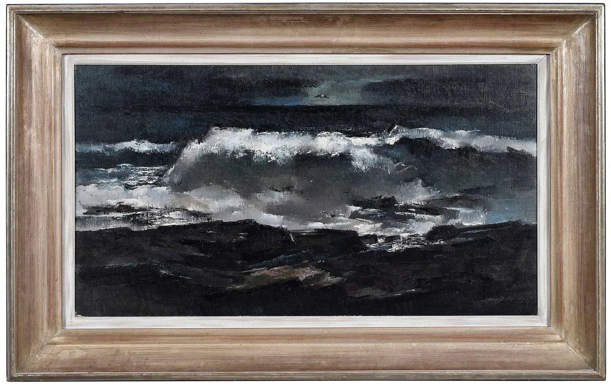 The Wave by Lamar Dodd, 1949, oil on canvas, sold Jun 2024