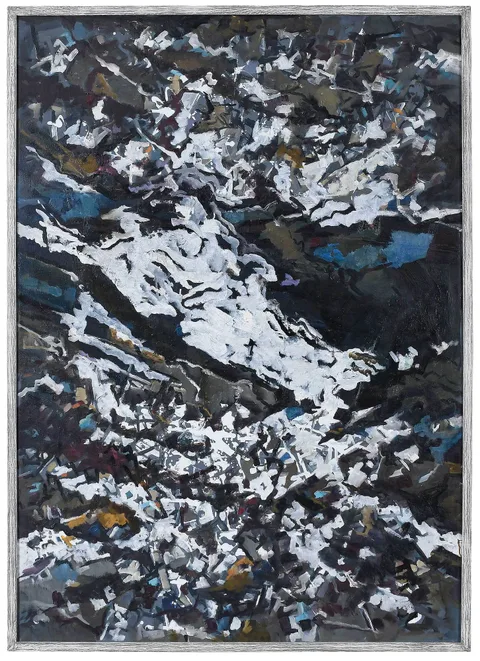 Lamar Dodd, Carlsbad Caverns, not visibly signed, oil on canvas