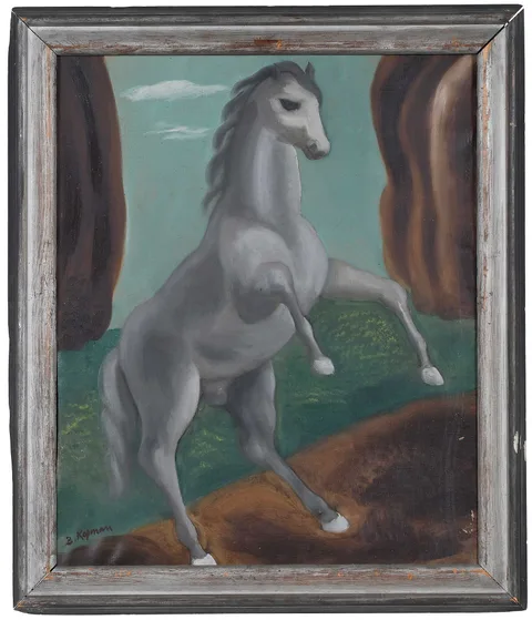 Benjamin Kopman, A Horse, 1929, oil on canvas
