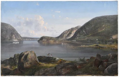 Ferdinand Reichardt, Cold Spring, New York, oil on canvas