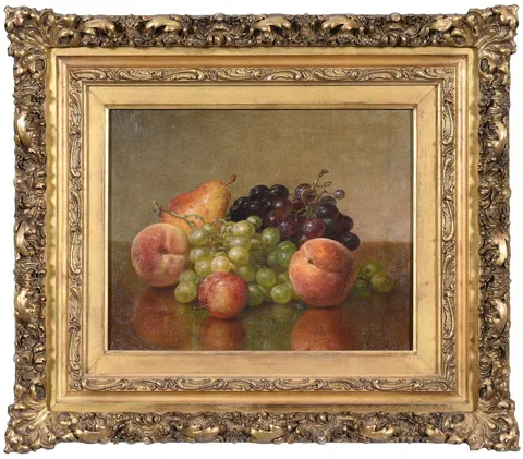Robert Spear Dunning, An Arrangement of Fruit, 1901, oil on canvas