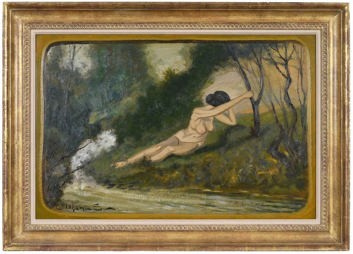 Louis Michel Eilshemius, Dispare, 1915, oil on Masonite