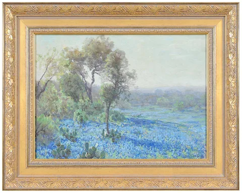 Julian Onderdonk, Sunlight and Blue Bonnets, 1916, oil on canvas