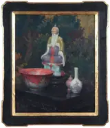 Charles Courtney Curran, Oriental Still Life
