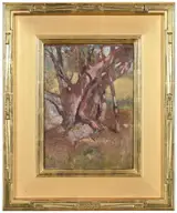 Everett Shinn, Tree Study, circa 1900-1920