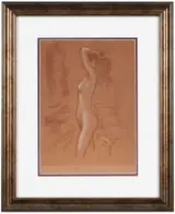 Everett Shinn, Nude Before a Mirror
