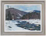 Aldro Thompson Hibbard, West River, Dummerston, Vermont