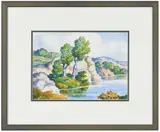Birger Sandzén, The Friendly Creek, Wild Horse Creek
