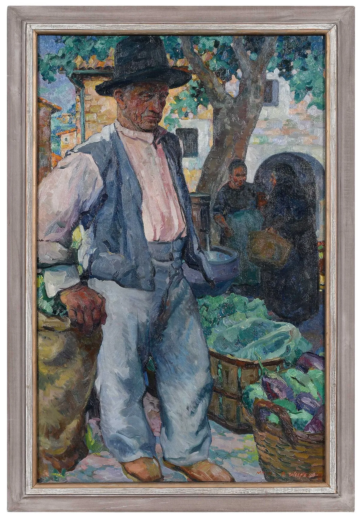 Meyer Wolfe, Jaime the Dwarf, Mallorca, Spain, oil on canvas