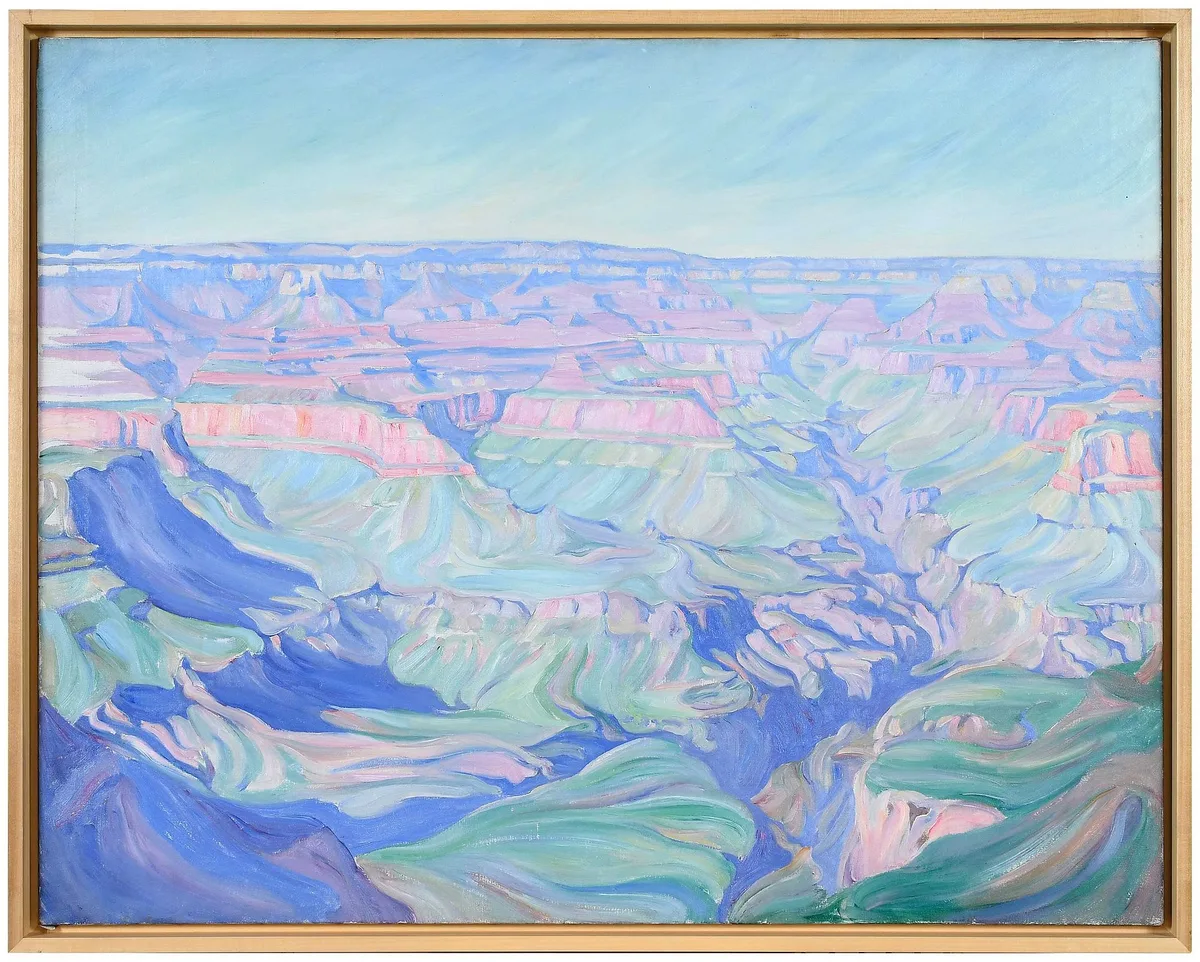 Grace Turnbull, The Grand Canyon, oil on canvas