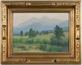 Charles Partridge Adams, Longs Peak and Meeker from Along Fish Creek, Colorado